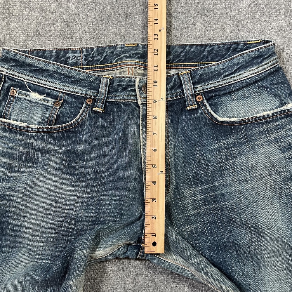 Edwin 511RV Rebel Vintage Jeans 34x33* Relaxed Fit Japanese Raw Denim Distressed - Picture 4 of 16